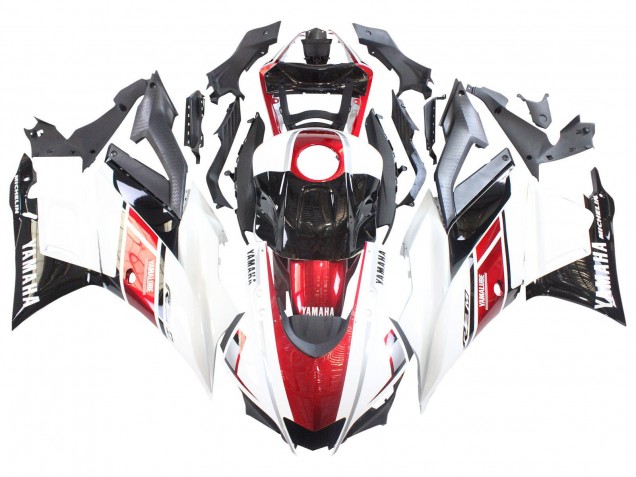 Großhandel Yamaha YZF R3/R25 Motorrad Verkleidung 2022-2024 - Weiss Rot Schwarz Yamalube