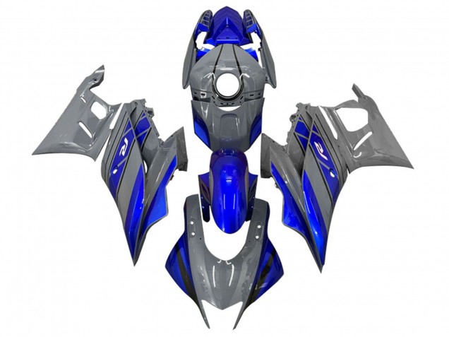 Großhandel Yamaha YZF R3/R25 Motorrad Verkleidung 2022-2024 - Dunkel Grau Blau