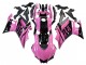 Großhandel Yamaha YZF R3/R25 Motorrad Verkleidung 2022-2024 - Rosa Glanzendes Schwarz Monster