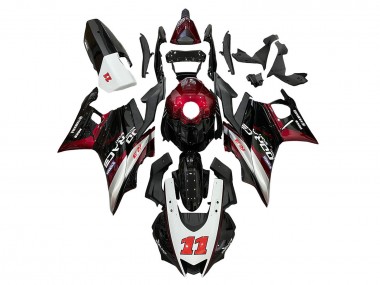 Großhandel Yamaha YZF R3/R25 Motorrad Verkleidung 2022-2024 - Rot Silber Schwarz 11