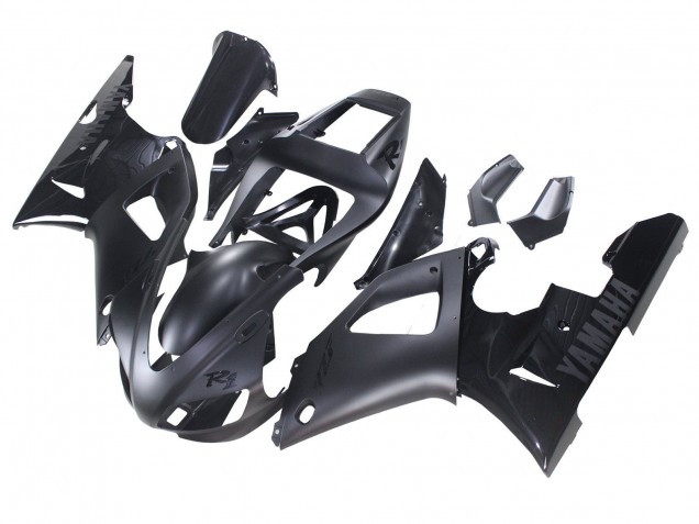 Großhandel Yamaha YZF 1000 R1 Motorrad Verkleidung 1998-1999 - Matt Schwarz Glanzendes Schwarz