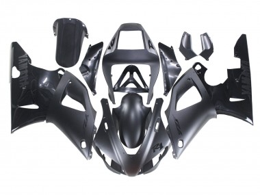 Großhandel Yamaha YZF 1000 R1 Motorrad Verkleidung 1998-1999 - Matt Schwarz Glanzendes Schwarz