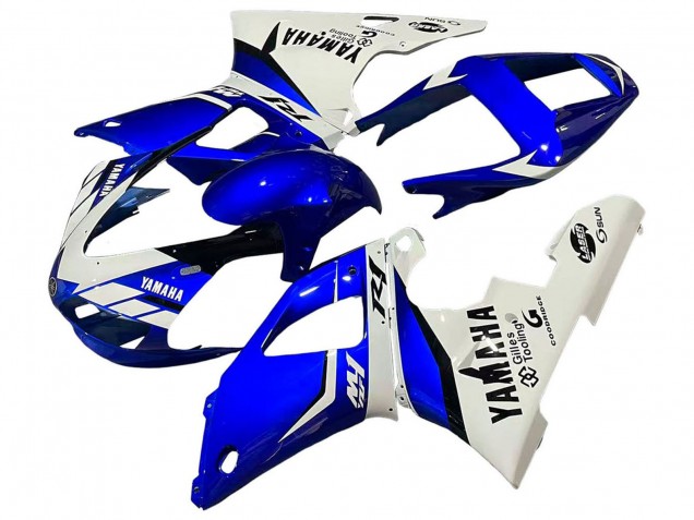 Großhandel Yamaha YZF 1000 R1 Motorrad Verkleidung 1998-1999 - Weiss Blau Schwarz