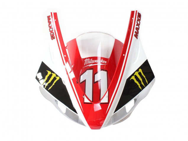 Großhandel Yamaha YZF 1000 R1 Motorrad Verkleidung 1998-1999 - Rot Weiss Schwarz Gelb Monster Milwaukee MAXXIS 11