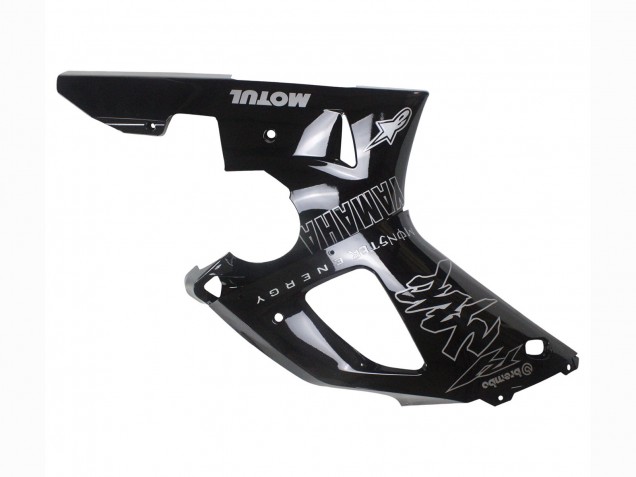 Großhandel Yamaha YZF 1000 R1 Motorrad Verkleidung 2000-2001 - Glanzendes Schwarz Weiss Monster Motul