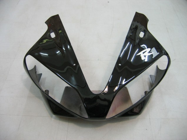 Großhandel Yamaha YZF 1000 R1 Motorrad Verkleidung 2000-2001 - Glanzendes Schwarz Weiss Aufkleber