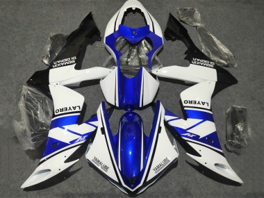 Großhandel Yamaha YZF 1000 R1 Motorrad Verkleidung 2002-2003 - Weiss Blau Matt Schwarz Yamalube
