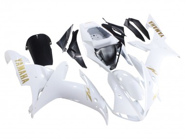 Großhandel Yamaha YZF 1000 R1 Motorrad Verkleidung 2002-2003 - Weiss Gold Aufkleber