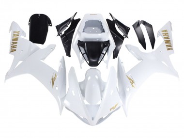 Großhandel Yamaha YZF 1000 R1 Motorrad Verkleidung 2002-2003 - Weiss Gold Aufkleber