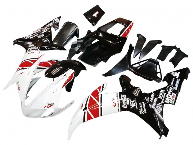 Großhandel Yamaha YZF 1000 R1 Motorrad Verkleidung 2002-2003 - Weiss Rot Schwarz Castrol