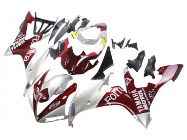 Großhandel Yamaha YZF 1000 R1 Motorrad Verkleidung 2004-2006 - Silber Rot Fortuna Motul