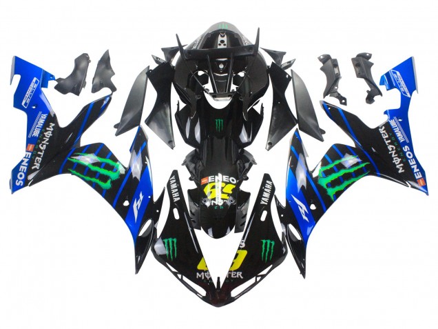 Großhandel Yamaha YZF 1000 R1 Motorrad Verkleidung 2004-2006 - Blau Schwarz Gelb Grun Monster Yamalube ENEOS 69
