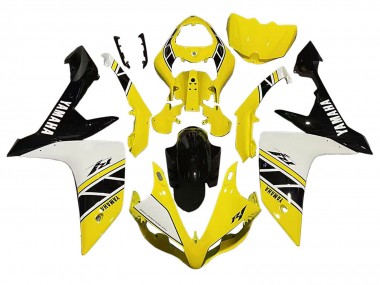 Großhandel Yamaha YZF 1000 R1 Motorrad Verkleidung 2007-2008 - Gelb Weiss Schwarz