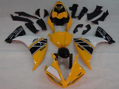 Großhandel Yamaha YZF 1000 R1 Motorrad Verkleidung 2007-2008 - Gelb Weiss Schwarz