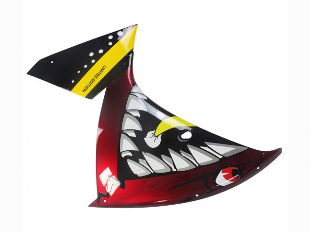 Großhandel Yamaha YZF 1000 R1 Motorrad Verkleidung 2009-2011 - Rot Gelb Schwarz Hai 46