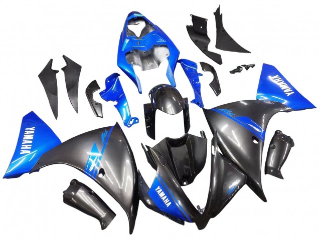 Großhandel Yamaha YZF 1000 R1 Motorrad Verkleidung 2012-2014 - Blau Glanzendes Schwarz