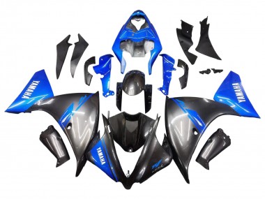Großhandel Yamaha YZF 1000 R1 Motorrad Verkleidung 2012-2014 - Blau Glanzendes Schwarz