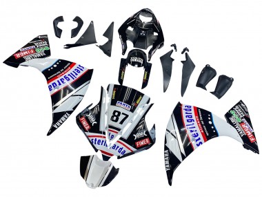 Großhandel Yamaha YZF 1000 R1 Motorrad Verkleidung 2012-2014 - Glanzendes Schwarz Weiss Rot Fimer Yamalube Sterilgarda 87