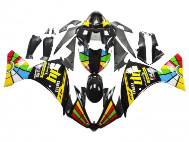 Großhandel Yamaha YZF 1000 R1 Motorrad Verkleidung 2012-2014 - Glanzendes Schwarz Gelb Grun Blau Rot Farbrad