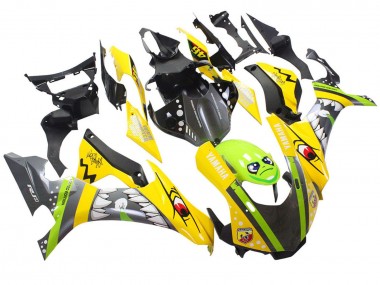 Großhandel Yamaha YZF 1000 R1 Motorrad Verkleidung 2015-2019 - Gelb Grun Hai