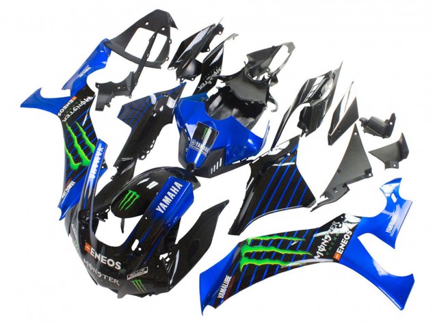 Großhandel Yamaha YZF 1000 R1 Motorrad Verkleidung 2020-2025 - Blau Schwarz Grun Schwarz ENEOS Monster