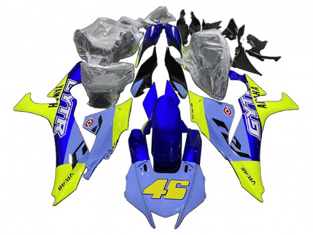 Großhandel Yamaha YZF 1000 R1 Motorrad Verkleidung 2020-2025 - Blau Gelb GYTR 46
