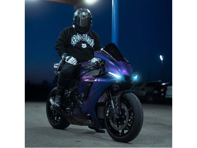 Großhandel Yamaha YZF 1000 R1 Motorrad Verkleidung 2020-2025 - Gradient Blau Lila