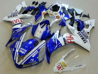 Großhandel Yamaha YZF R1 Motorrad Verkleidung 2004-2006 - Weiss Blau Rot Fiat