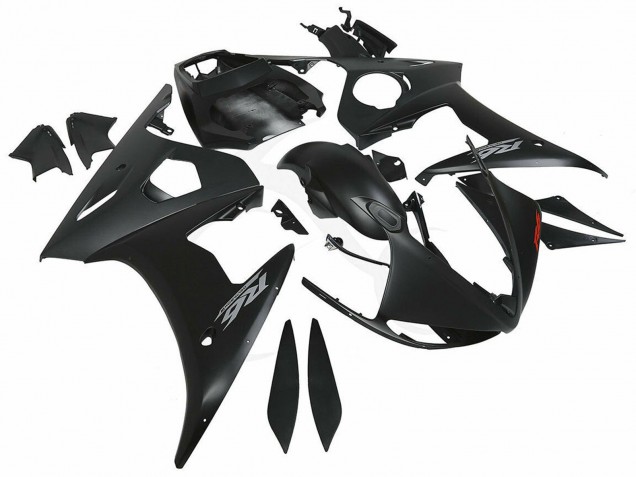 Großhandel Yamaha YZF R6 Motorrad Verkleidung 2003-2004 - Matt Schwarz