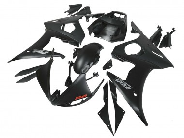 Großhandel Yamaha YZF R6S Motorrad Verkleidung 2006-2009 - Matt Schwarz