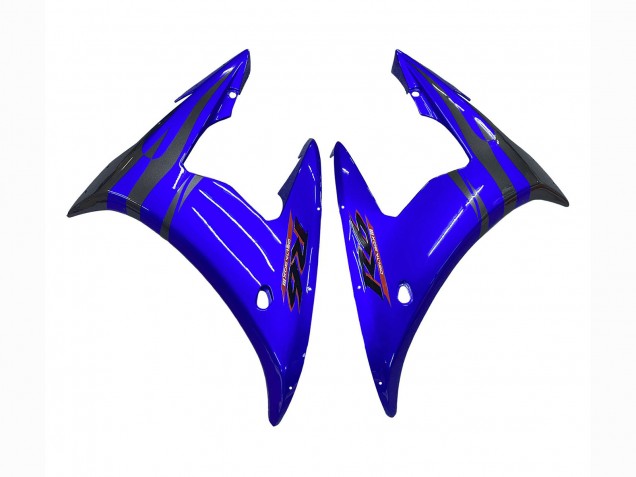 Großhandel Yamaha YZF R6 Motorrad Verkleidung 2003-2004 - Blau Glanzendes Schwarz