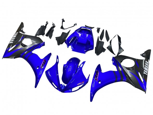 Großhandel Yamaha YZF R6S Motorrad Verkleidung 2006-2009 - Blau Schwarz