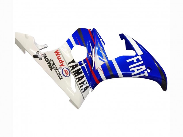 Großhandel Yamaha YZF R6 Motorrad Verkleidung 2003-2004 - Weiss Blau Fiat Motul Kastinee