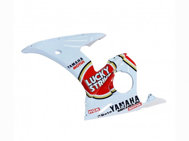 Großhandel Yamaha YZF R6S Motorrad Verkleidung 2006-2009 - Weiss Rot Lucky Strike Motul