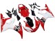 Großhandel Yamaha YZF R6 Motorrad Verkleidung 2003-2004 - Weiss Rot Glanzendes Schwarz