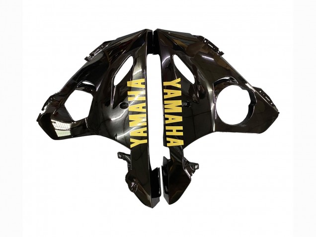 Großhandel Yamaha YZF R6S Motorrad Verkleidung 2006-2009 - Glanzendes Schwarz Matt Schwarz Gold Aufkleber