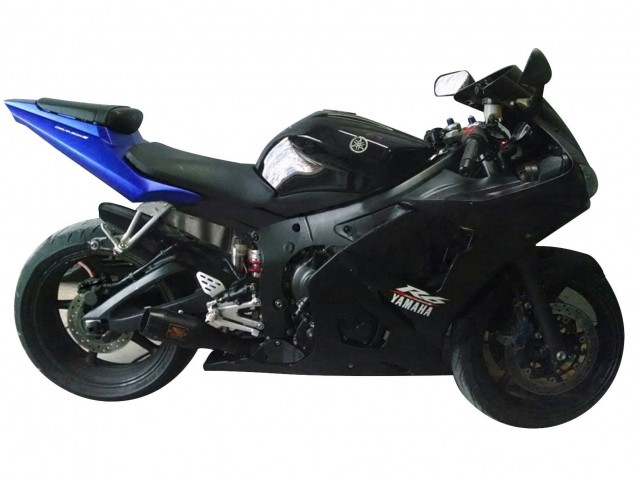 Großhandel Yamaha YZF R6S Motorrad Verkleidung 2006-2009 - Blau Matt Schwarz