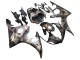 Großhandel Yamaha YZF R6S Motorrad Verkleidung 2006-2009 - Grau Matt Schwarz Geometric