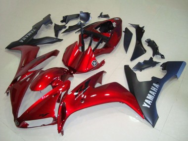 Großhandel Yamaha YZF R1 Motorrad Verkleidung 2004-2006 - Rot Matt Schwarz