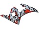 Großhandel Yamaha YZF R6S Motorrad Verkleidung 2006-2009 - Schwarz Rot Grau Camouflage