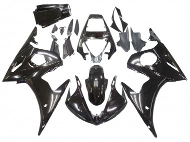 Großhandel Yamaha YZF R6 Motorrad Verkleidung 2003-2004 - Glanzendes Schwarz