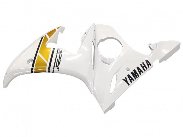 Großhandel Yamaha YZF R6 Motorrad Verkleidung 2003-2004 - Weiss Gold