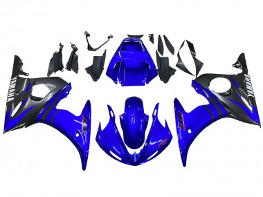 Großhandel Yamaha YZF 600 R6 Motorrad Verkleidung 2005 - Glanzendes Blau Schwarz