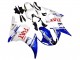 Großhandel Yamaha YZF 600 R6 Motorrad Verkleidung 2005 - Weiss Blau Dunlop Fiat Motul