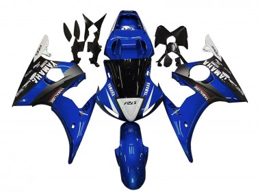 Großhandel Yamaha YZF 600 R6 Motorrad Verkleidung 2005 - Blau Weiss Schwarz Yamalube