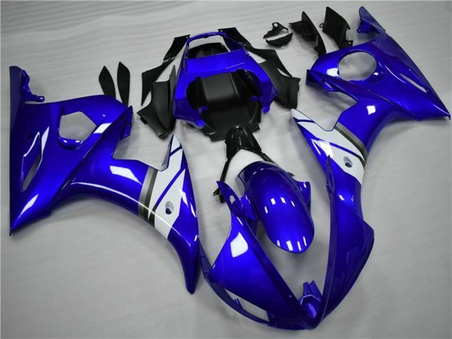 Großhandel Yamaha YZF 600 R6 Motorrad Verkleidung 2005 - Blau Weiss