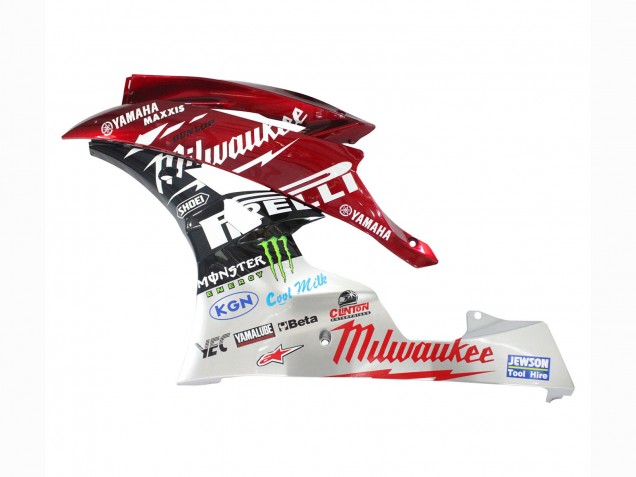 Großhandel Yamaha YZF 600 R6 Motorrad Verkleidung 2006-2007 - Weiss Rot Schwarz Grun Monster Milwaukee