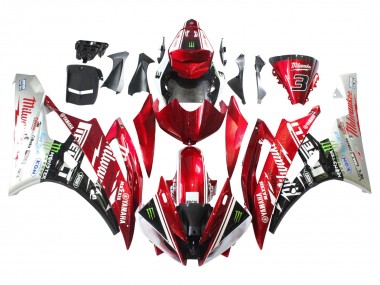 Großhandel Yamaha YZF 600 R6 Motorrad Verkleidung 2006-2007 - Weiss Rot Schwarz Grun Monster Milwaukee