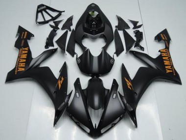 Großhandel Yamaha YZF R1 Motorrad Verkleidung 2004-2006 - Matt Schwarz Orange