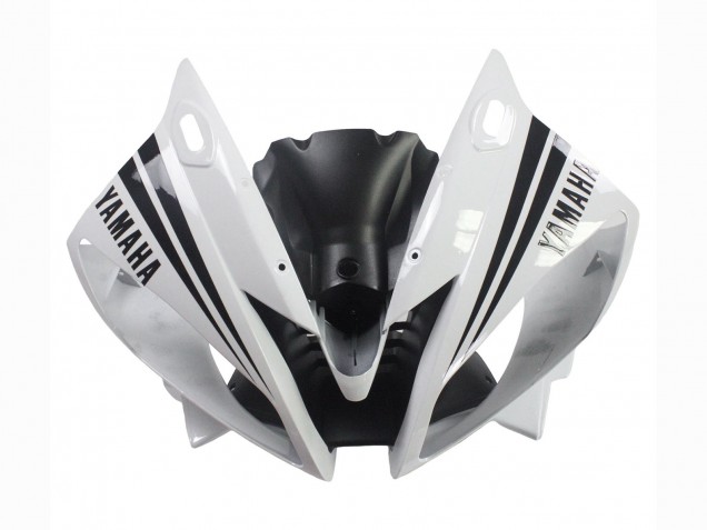 Großhandel Yamaha YZF 600 R6 Motorrad Verkleidung 2006-2007 - Weiss Glanzendes Schwarz Motul Michelin